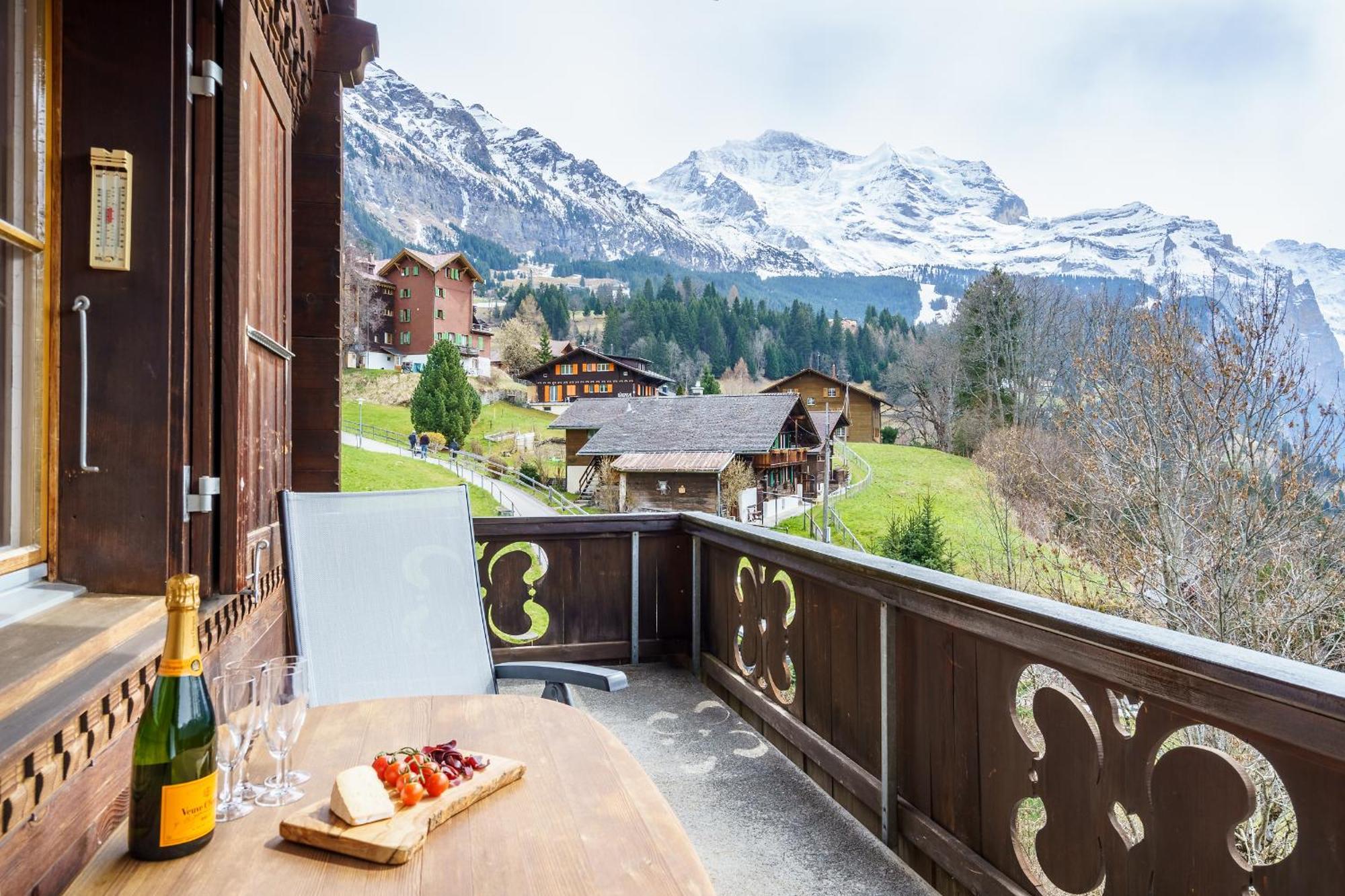 Chalet Bergkristall Wengen Exterior photo