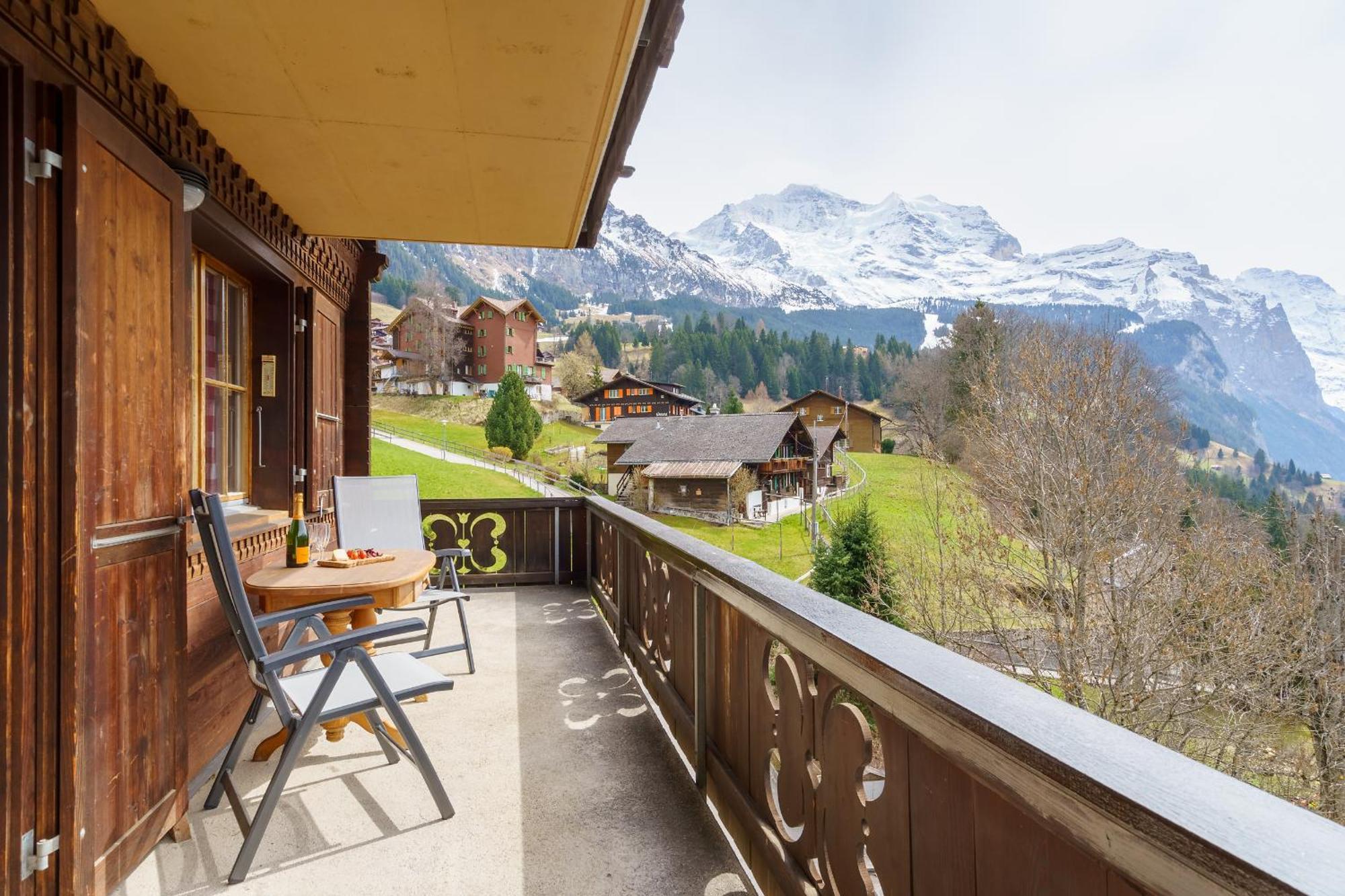 Chalet Bergkristall Wengen Exterior photo